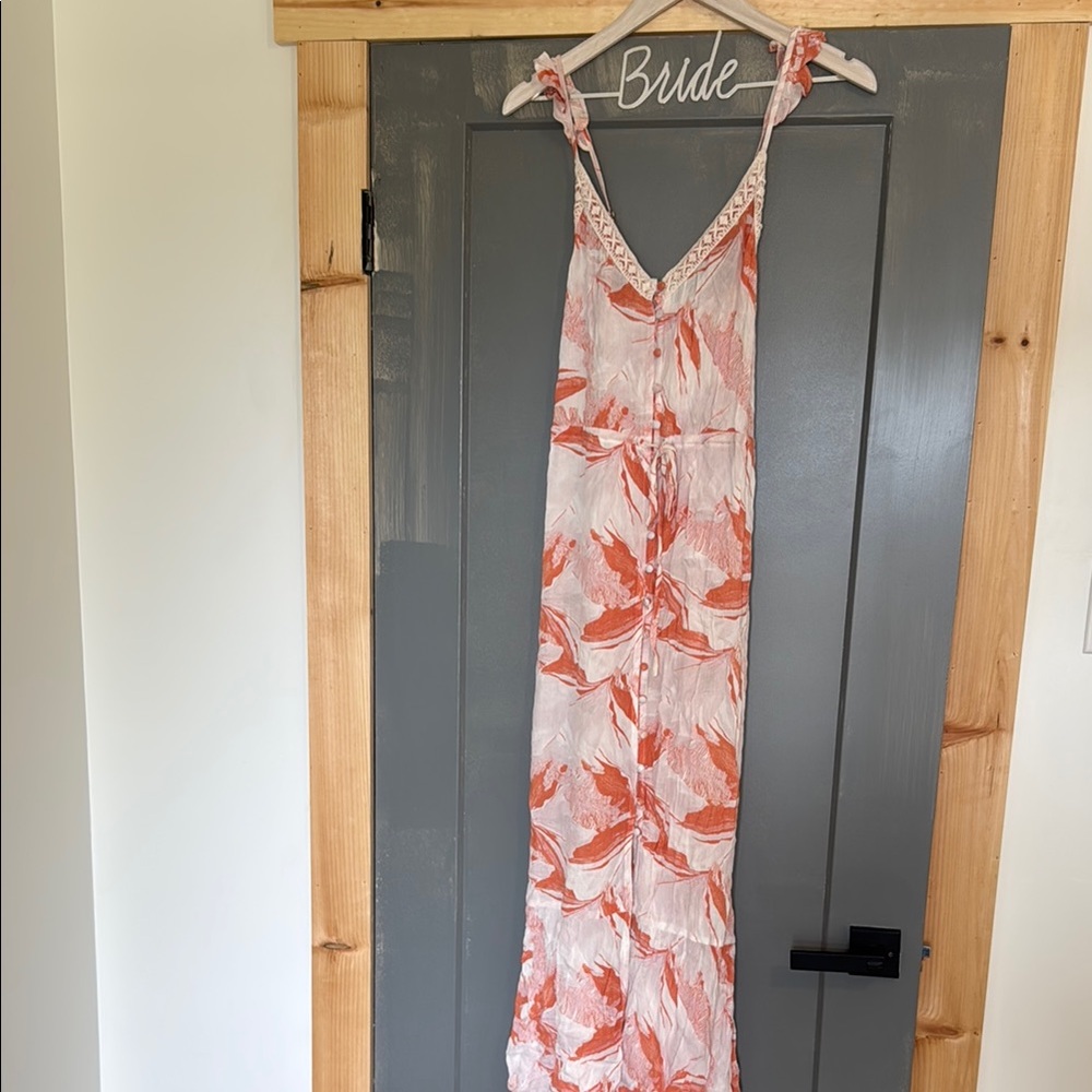 Roxy Pink and Orange Floral Dress